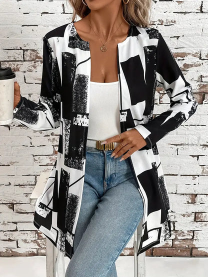 Stilla | Elegant Jakke med Åben Forside til Stilfulde Outfits