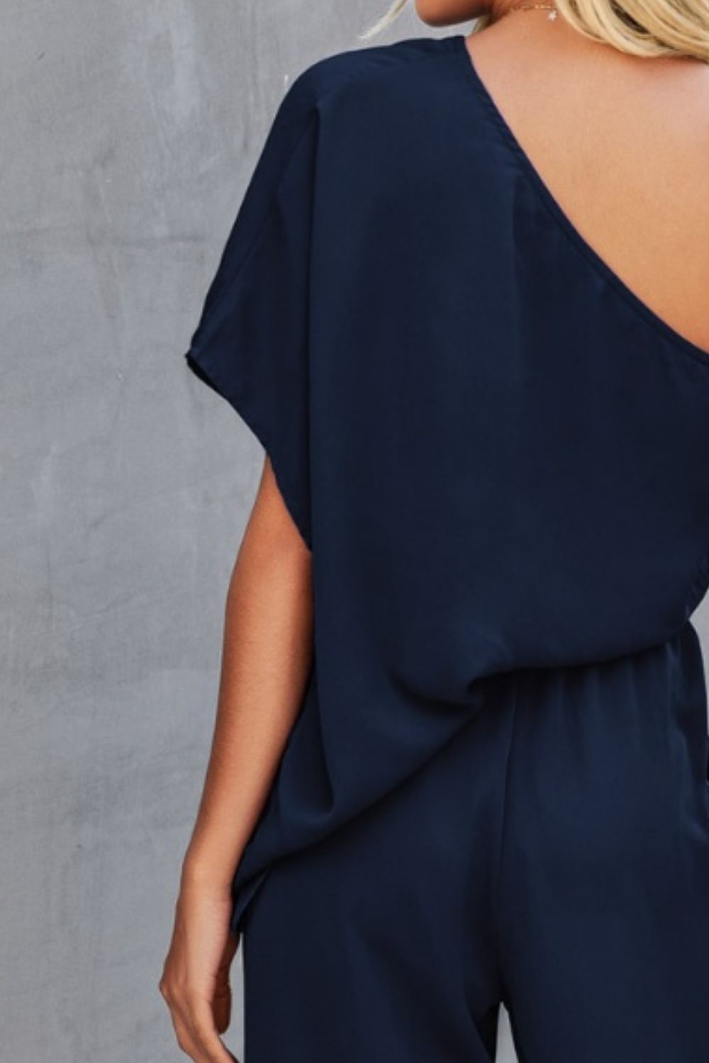 Stilla | Skulder Kort Ærme Jumpsuit