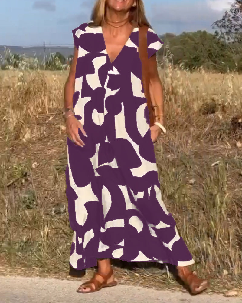 Stilla | V Hals Kjole Eksplosion Af Stil Og Elegance!