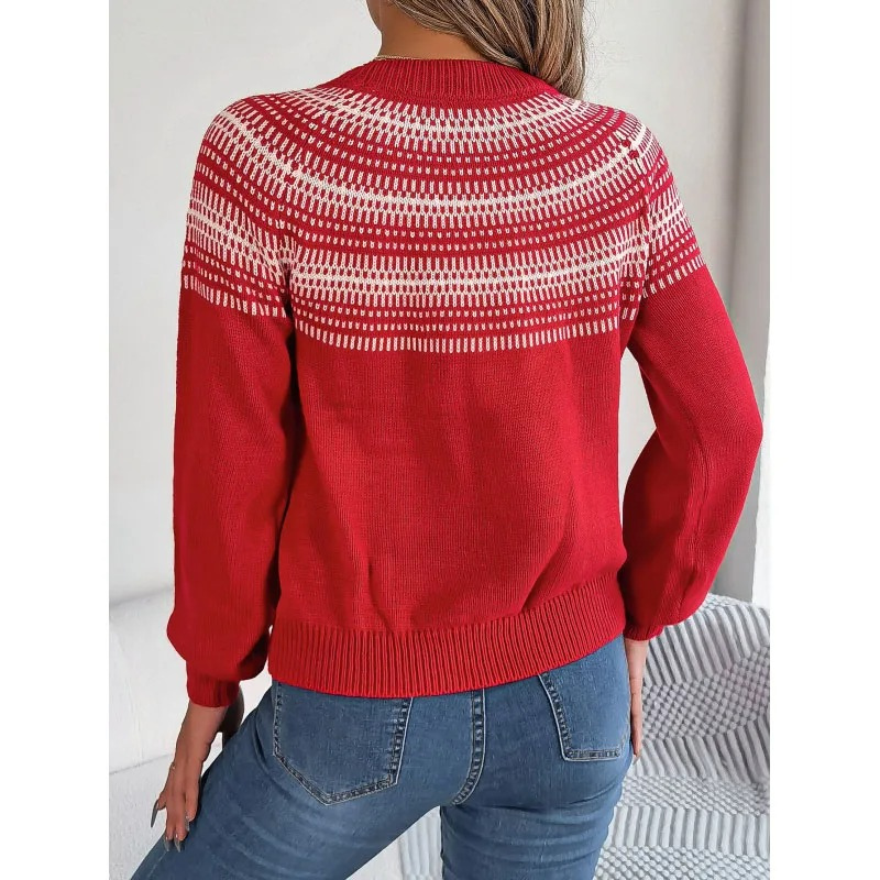 Stilla | Dame sweater med norsk mønster