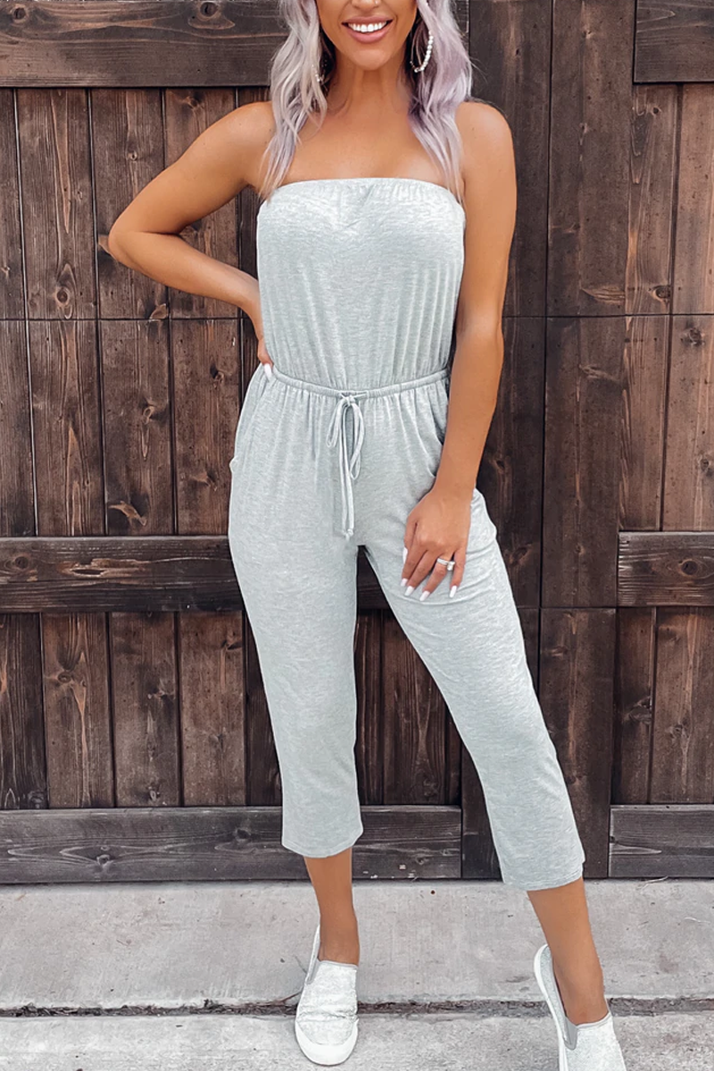 Stilla | Wanderlust Tube Top Jumpsuit
