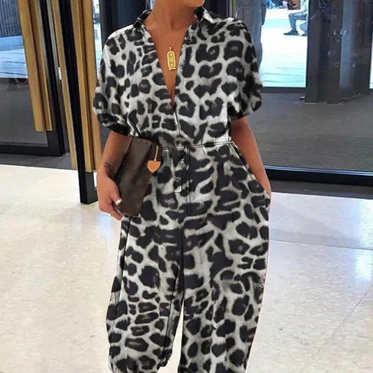 Stilla | Trykt Jumpsuit Kvinder