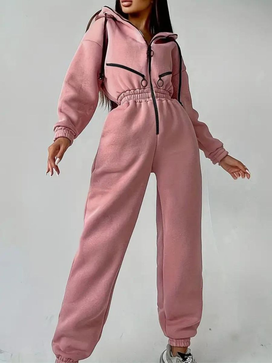 Stilla | Jumpsuit Med Hætte Og Snøre