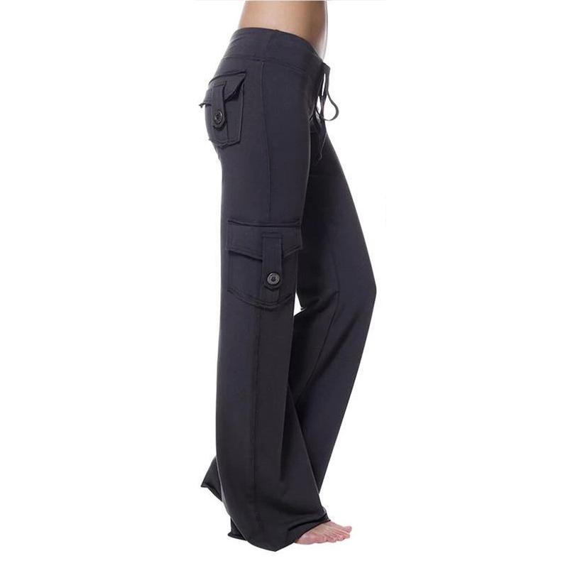 Stilla | Elastisk Miljøvenlig Bambus Yoga Bukser Med Lommer