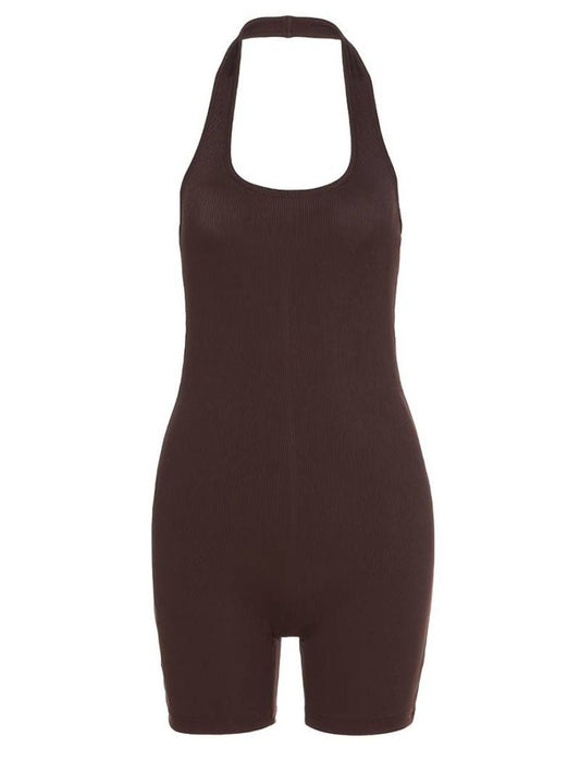 Stilla | Halterneck Jumpsuit rygfri