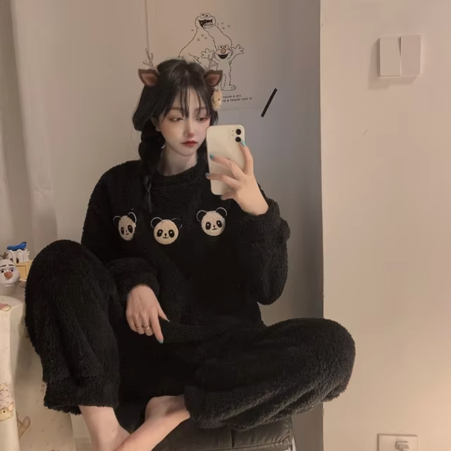 Stilla | Fleece natdragtsæt