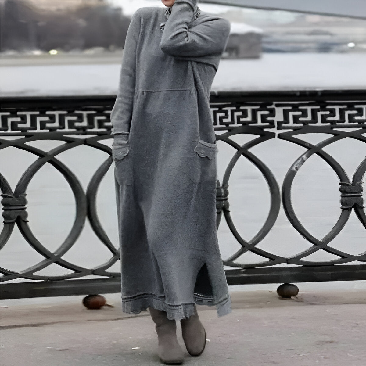 Stilla | Elegant, Super Blød Lang Kjole