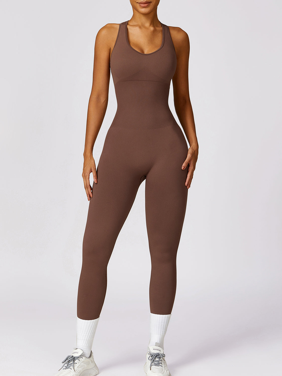 Stilla | Bae Ærmeløs Cutout Racerback Aktiv Jumpsuit