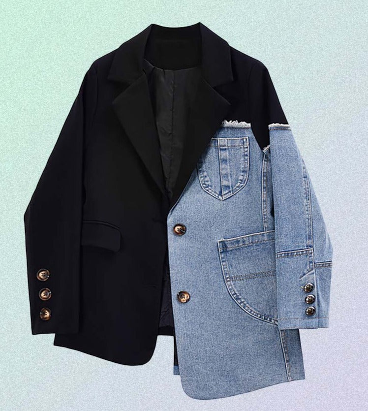 Stilla | Vintagesamling Jeans Patchwork Jakker