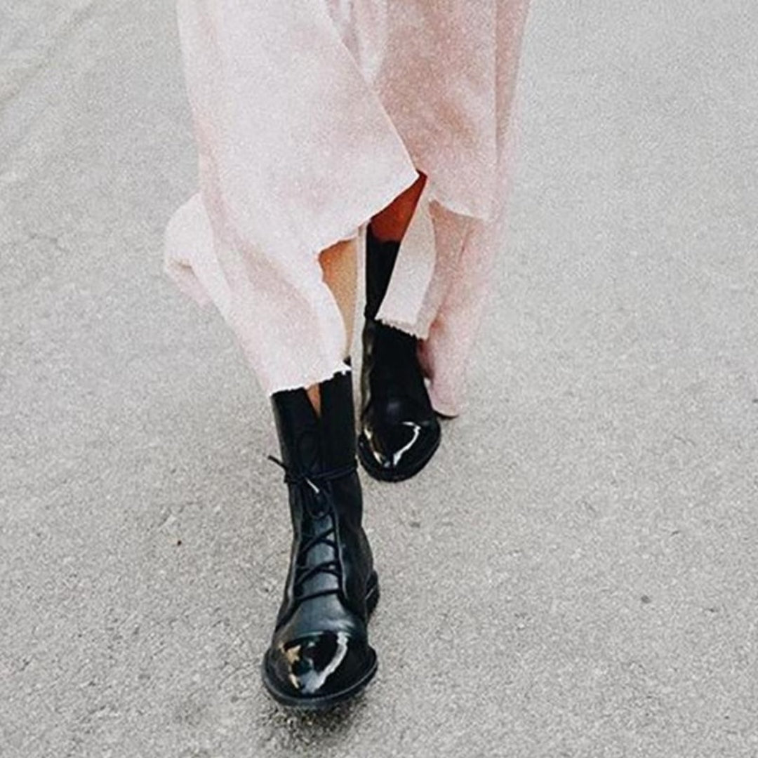 Stilla | Luksus Læder Snøre Støvler