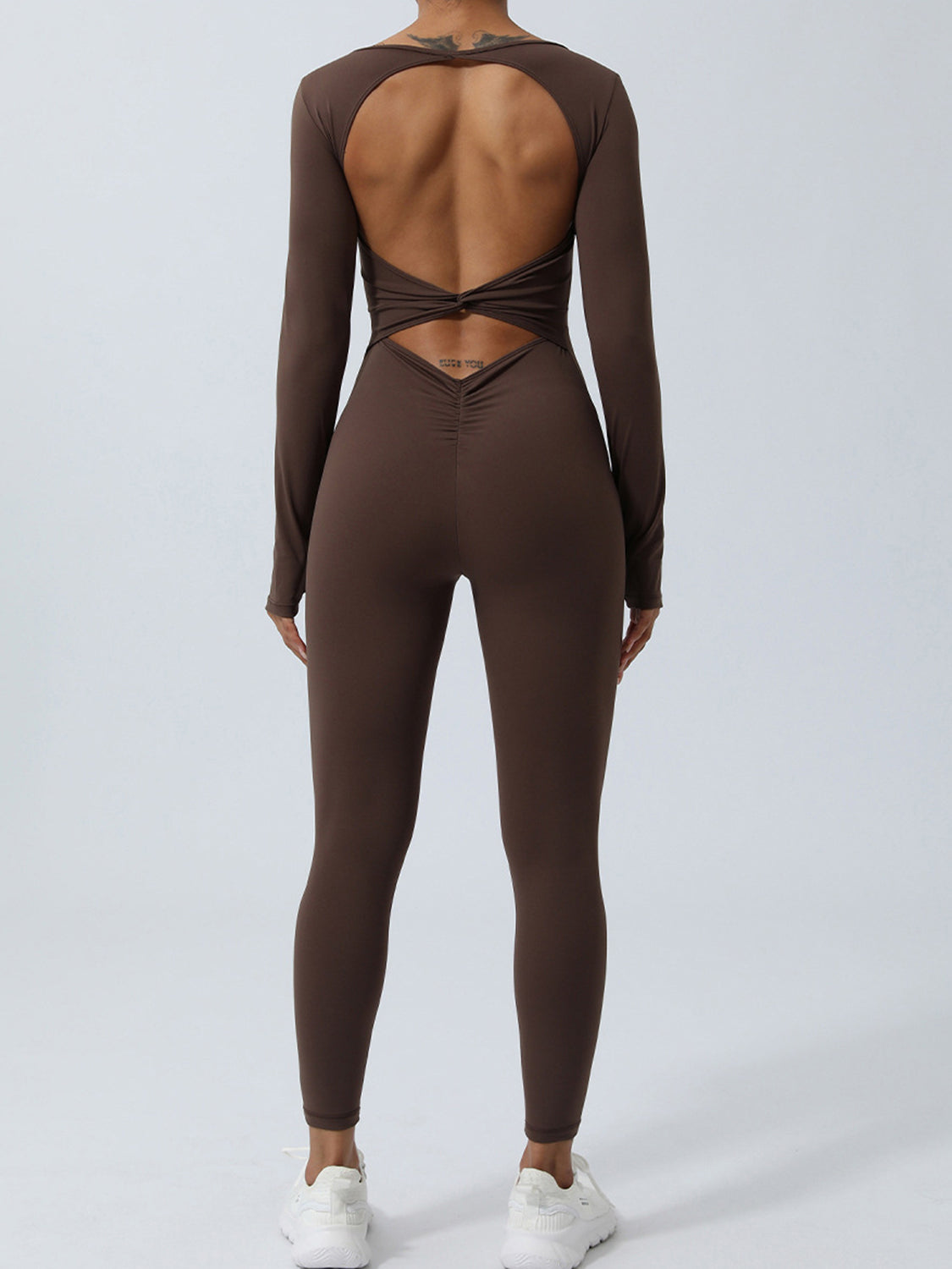 Stilla | Rygfri Langærmet Jumpsuit