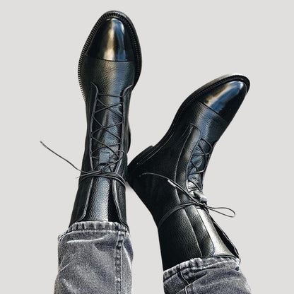 Stilla | Luksus Læder Snøre Støvler