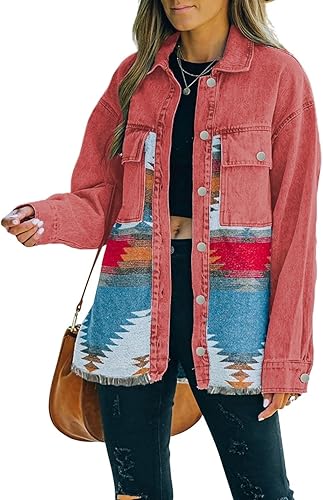 Stilla | Distressed Denim Årgang Jakke