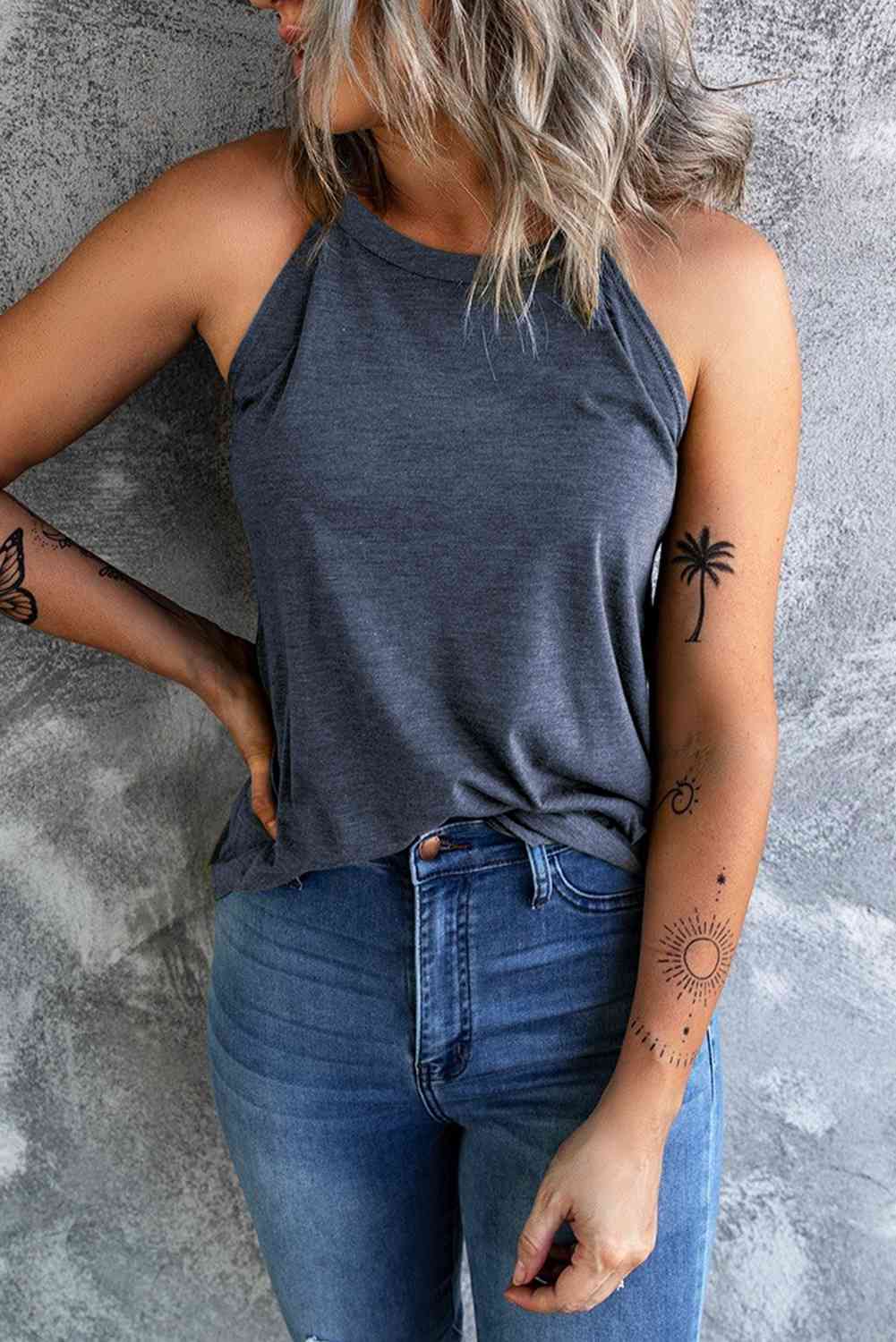 Stilla | Hem Grecian Tank Top
