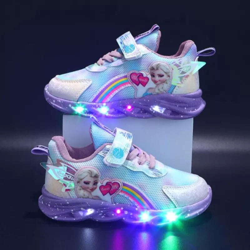 Stilla | Skinnende Luminous Sneakers