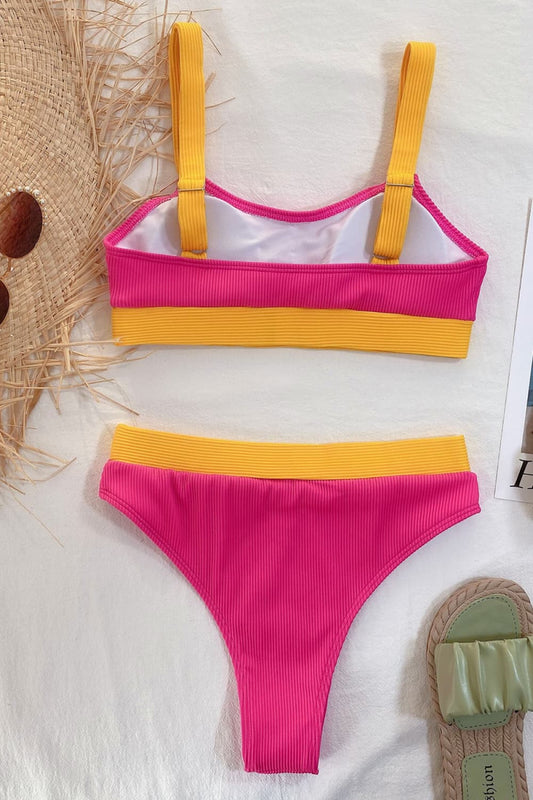 Stilla | Block Scoop Neck Bikini Sæt