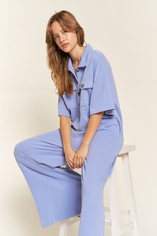 Stilla | Kravebluse Bred Ben Jumpsuit