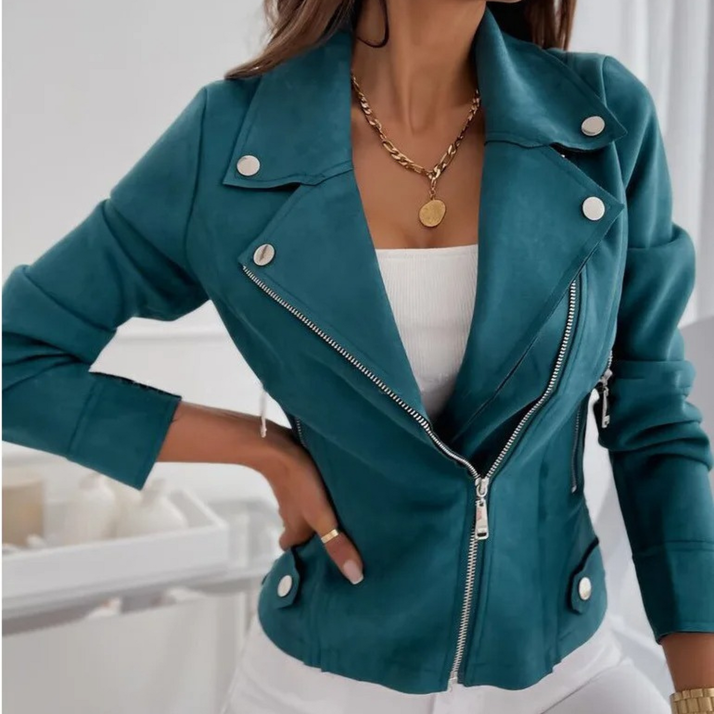 Stilla | Elegant Chic Ruskindsjakke
