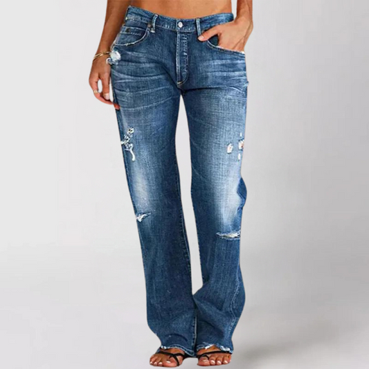 Stilla | Løs Bred-ben Denim Jeans
