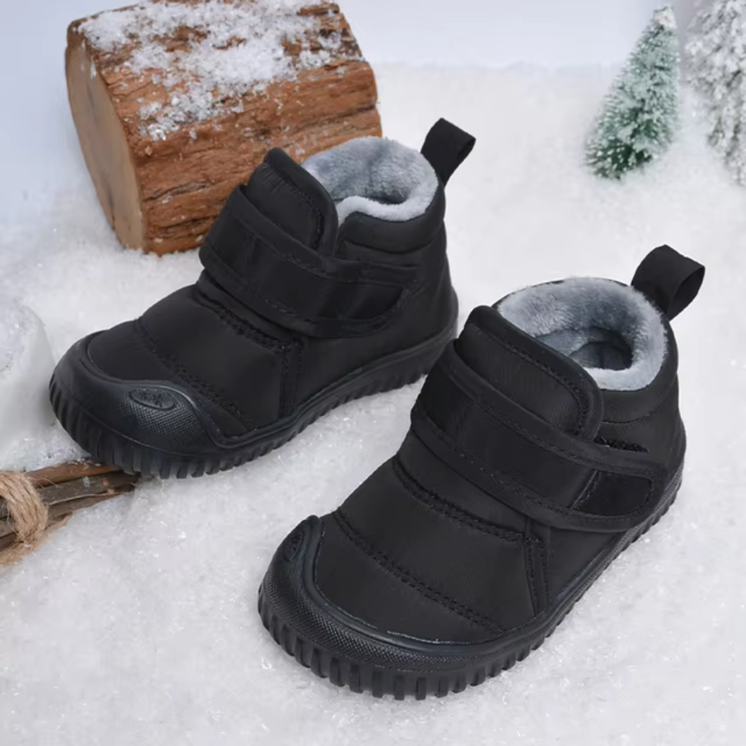 Stilla | Frummies Sneboots Varme BørneBarefoot Sneakers til børn med for og velcro
