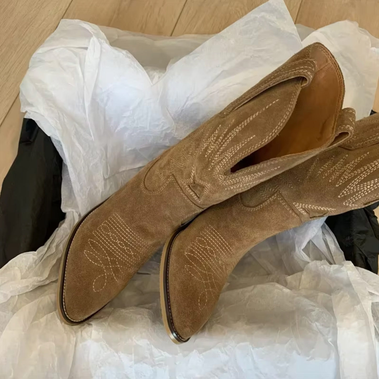 Stilla | Broderede Vintage Støvler