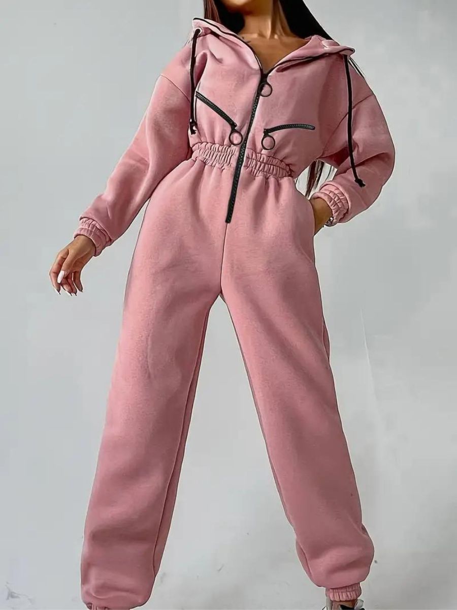 Stilla | Jumpsuit Med Hætte Og Snøre