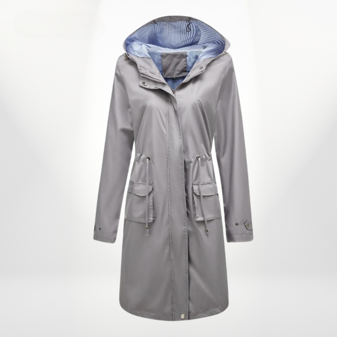 Stilla | Enkel Vandtæt Trenchcoat