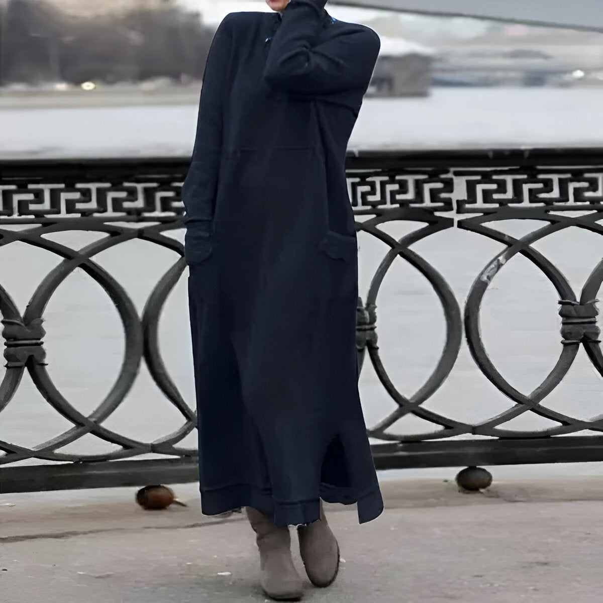Stilla | Elegant, Super Blød Lang Kjole