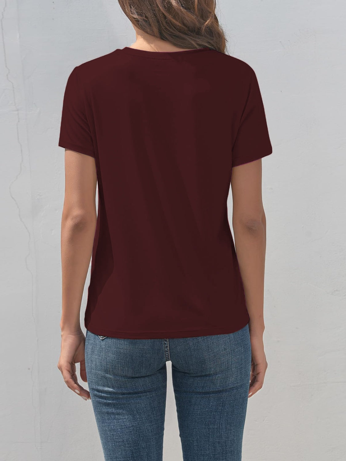 Stilla | Grafisk Rund Hals T-shirt