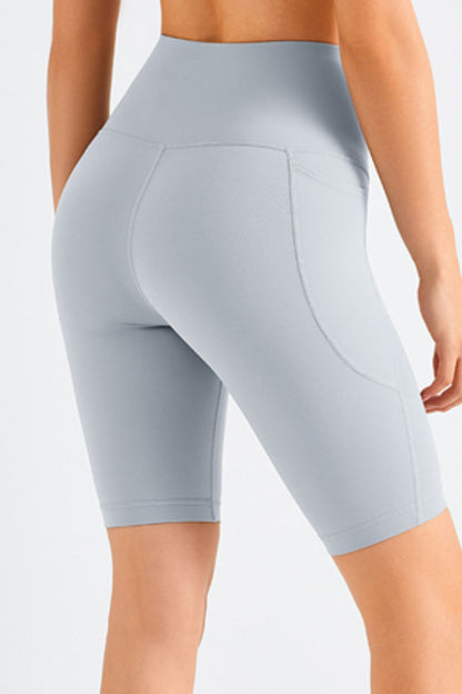 Stilla | Like Skin Elastisk Livrem Lomme Biker Shorts