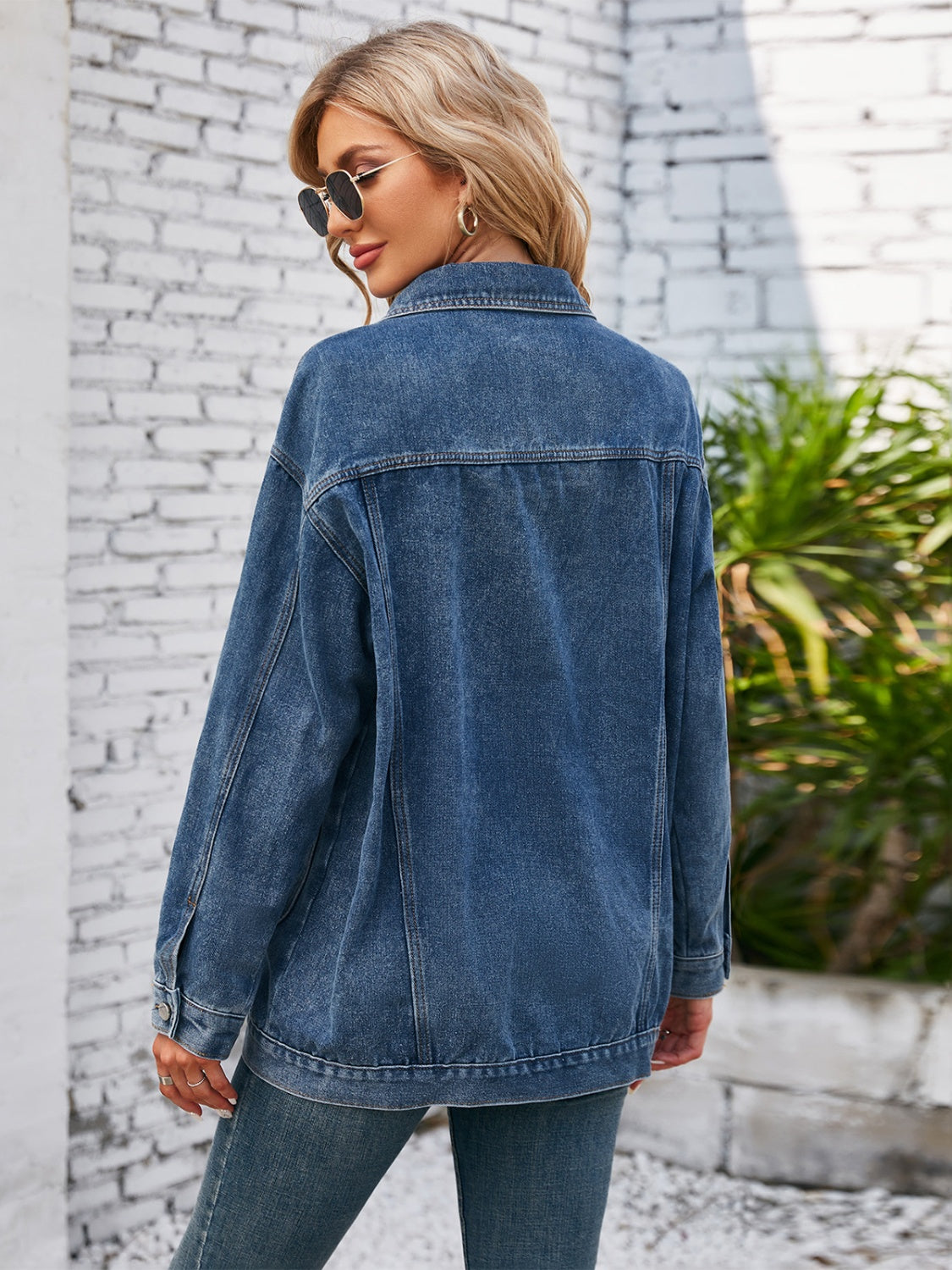Stilla | Up Langærmet Denimjakke