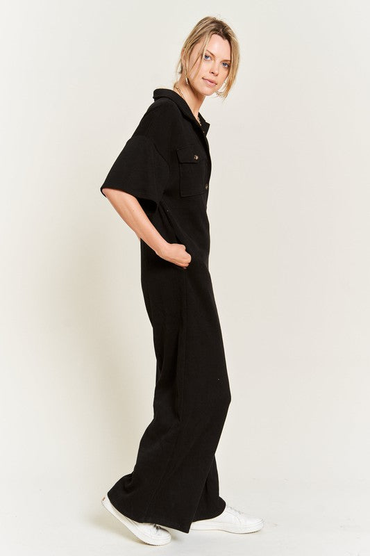Stilla | Kravebluse Bred Ben Jumpsuit
