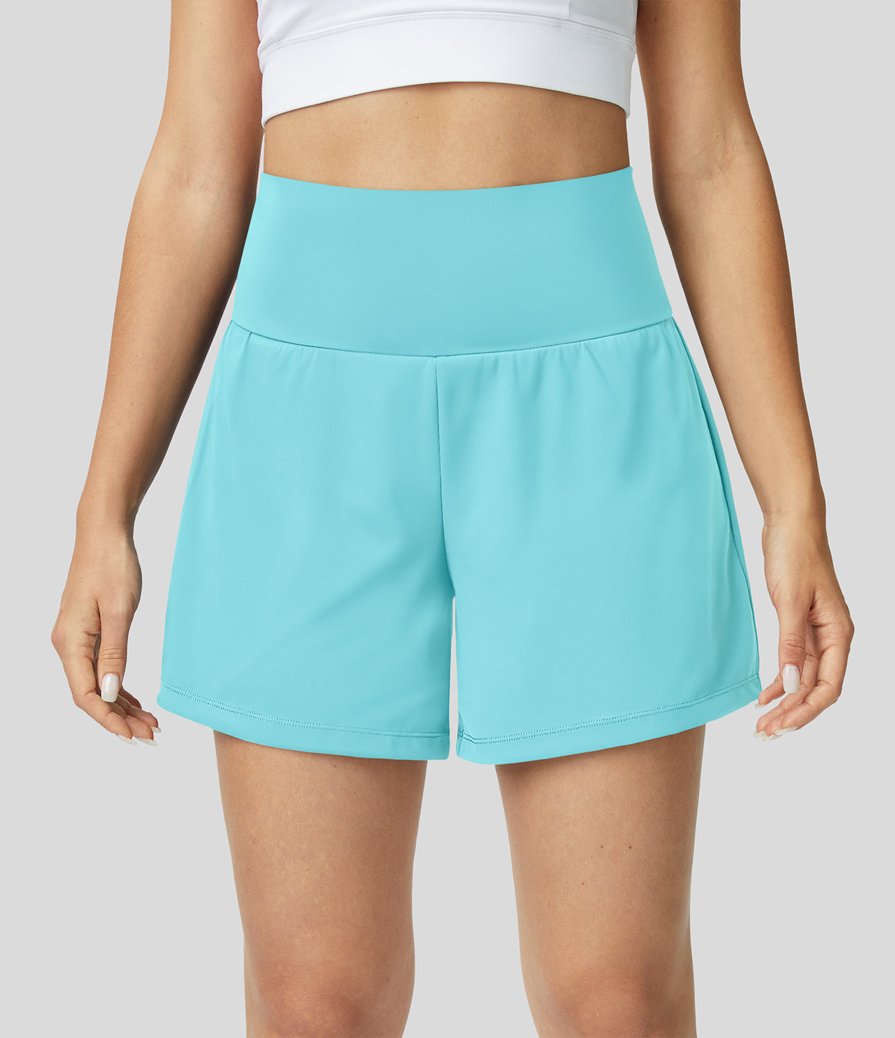 Stilla | Yoga Shorts Med Høj Talje