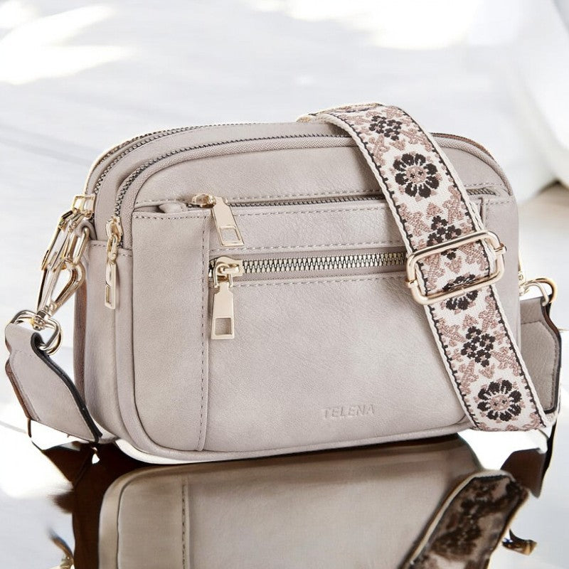 Stilla | Blumen Strop Crossbody Taske