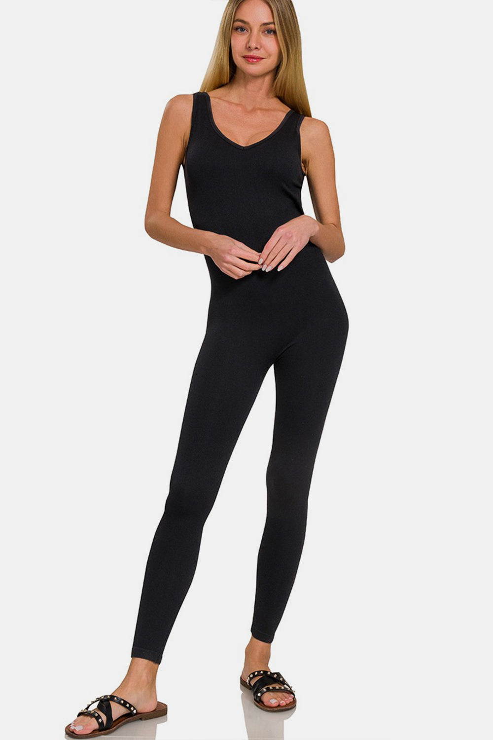 Stilla | Ribbed Bh Polstret Sports Sømløs Jumpsuit