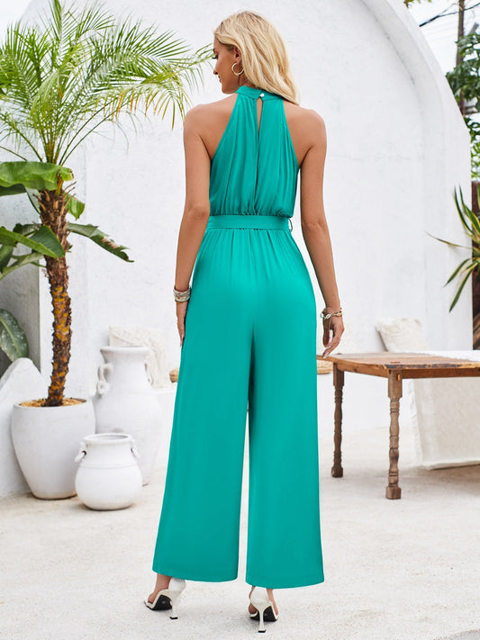 Stilla | Slids Knyttet Uden Ærmer Jumpsuit