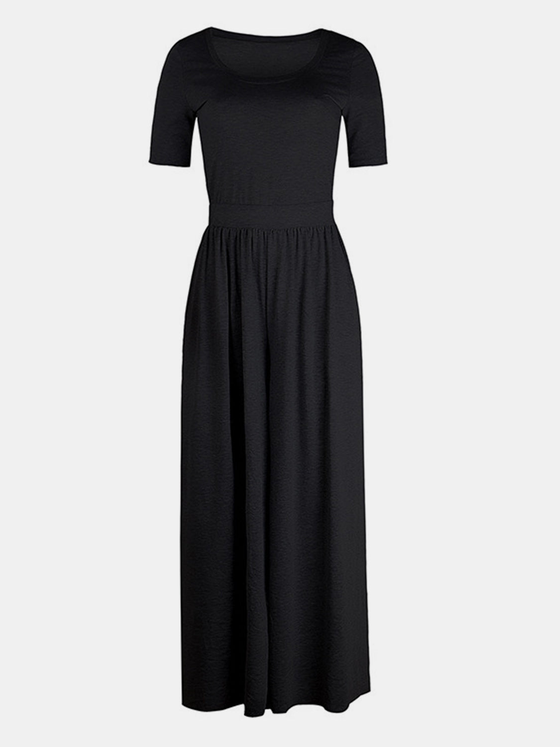 Stilla | Hals Korte Ærmer Jumpsuit