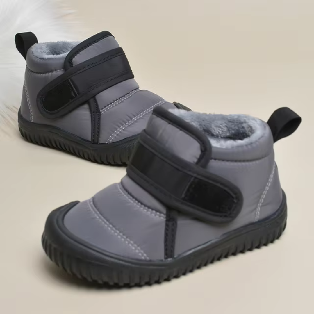 Stilla | Frummies Sneboots Varme BørneBarefoot Sneakers til børn med for og velcro