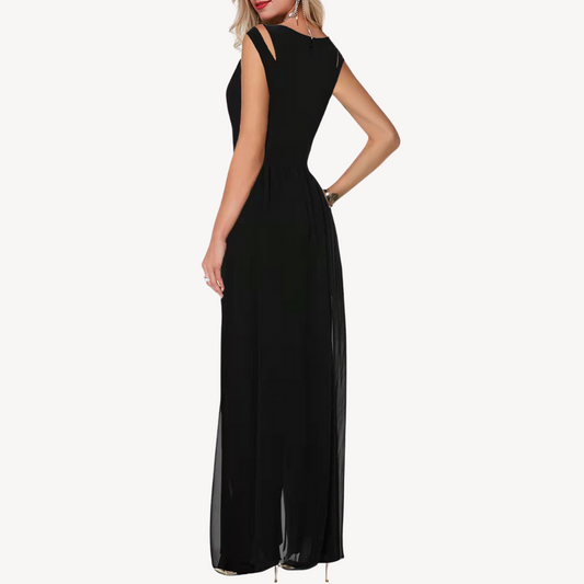 Stilla | Chiffon Aften Jumpsuit