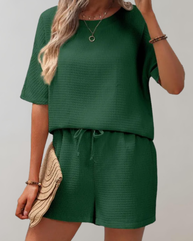Stilla | Sæt Skjorte Og Shorts Casual