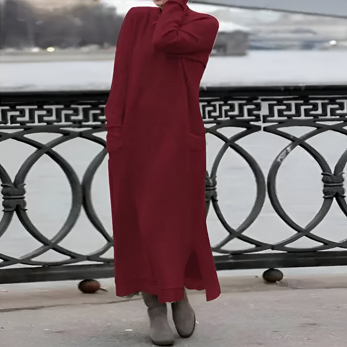 Stilla | Elegant, Super Blød Lang Kjole
