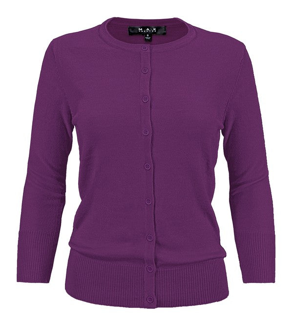 Stilla | Knapper Ned Strik Kardigan Sweater