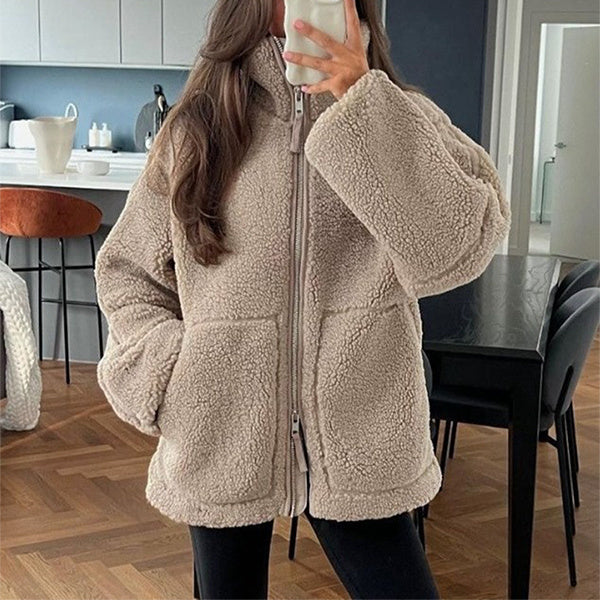 Stilla | Cosy Zip up Teddy Fleece Jakke Trøje