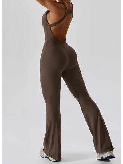 Stilla | Bred Strop Bootcut Aktiv Jumpsuit