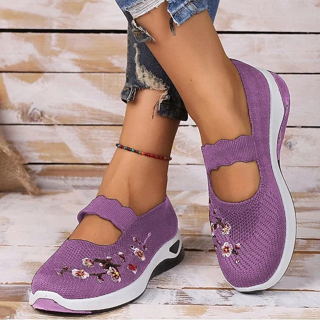 Stilla | Åndbar Slip on Ortopædiske Gang Sneakers