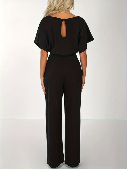 Stilla | Bred Jumpsuit Med Linning