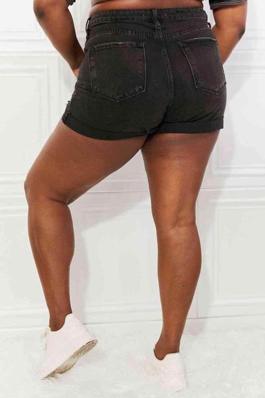Stilla | Full Size Maeve Høj Talje Denim Shorts