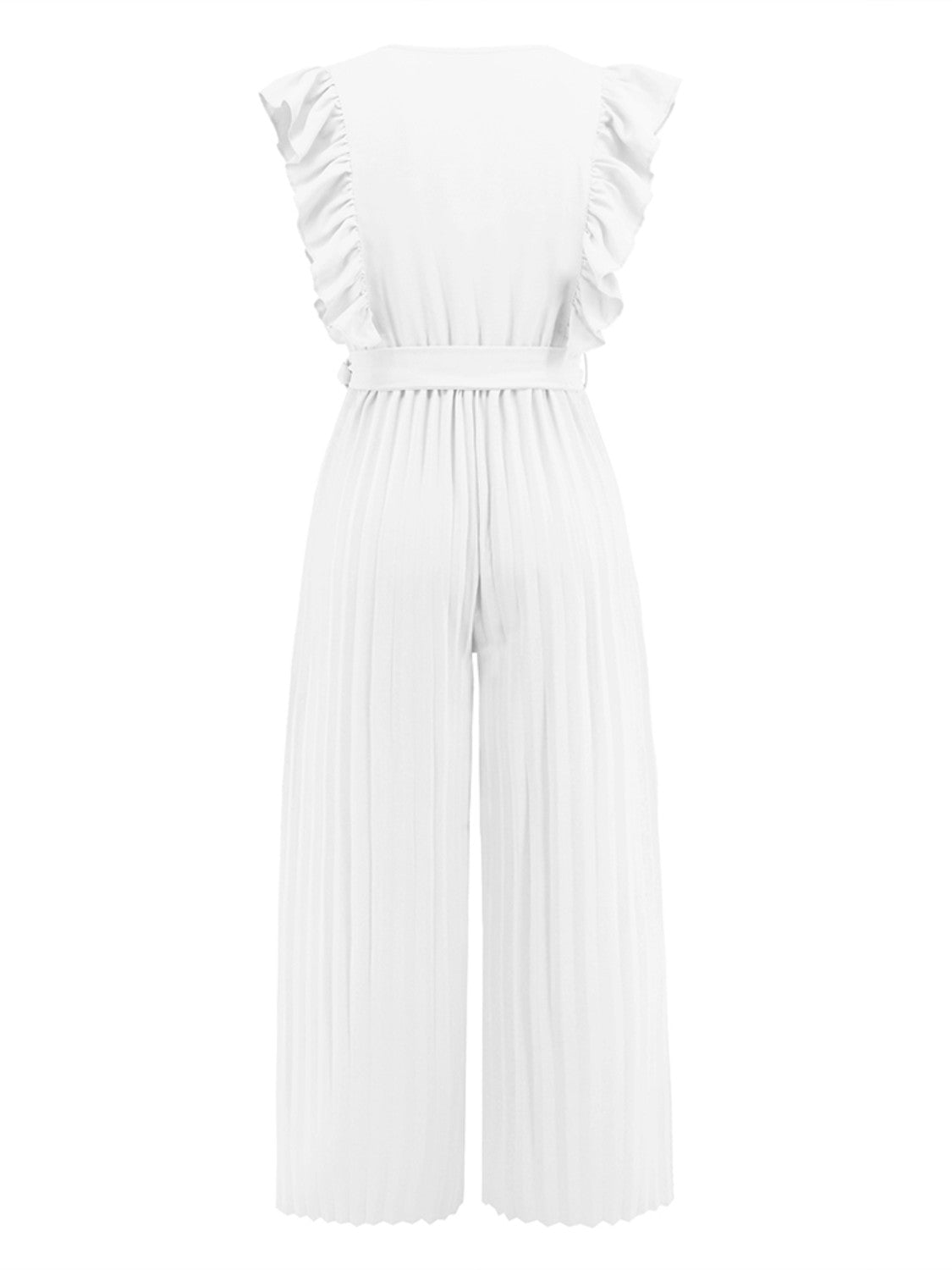Stilla | Surplice Cap Sleeve Jumpsuit