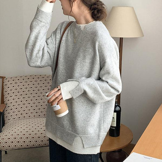 Stilla | Behagelige Grå Langærmede T-Shirts