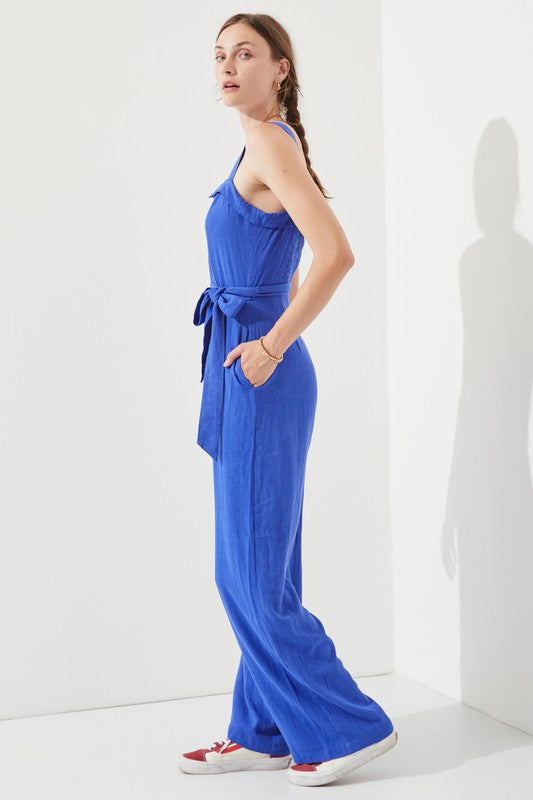 Stilla | Justerbar Strop Knapp Ned Jumpsuit